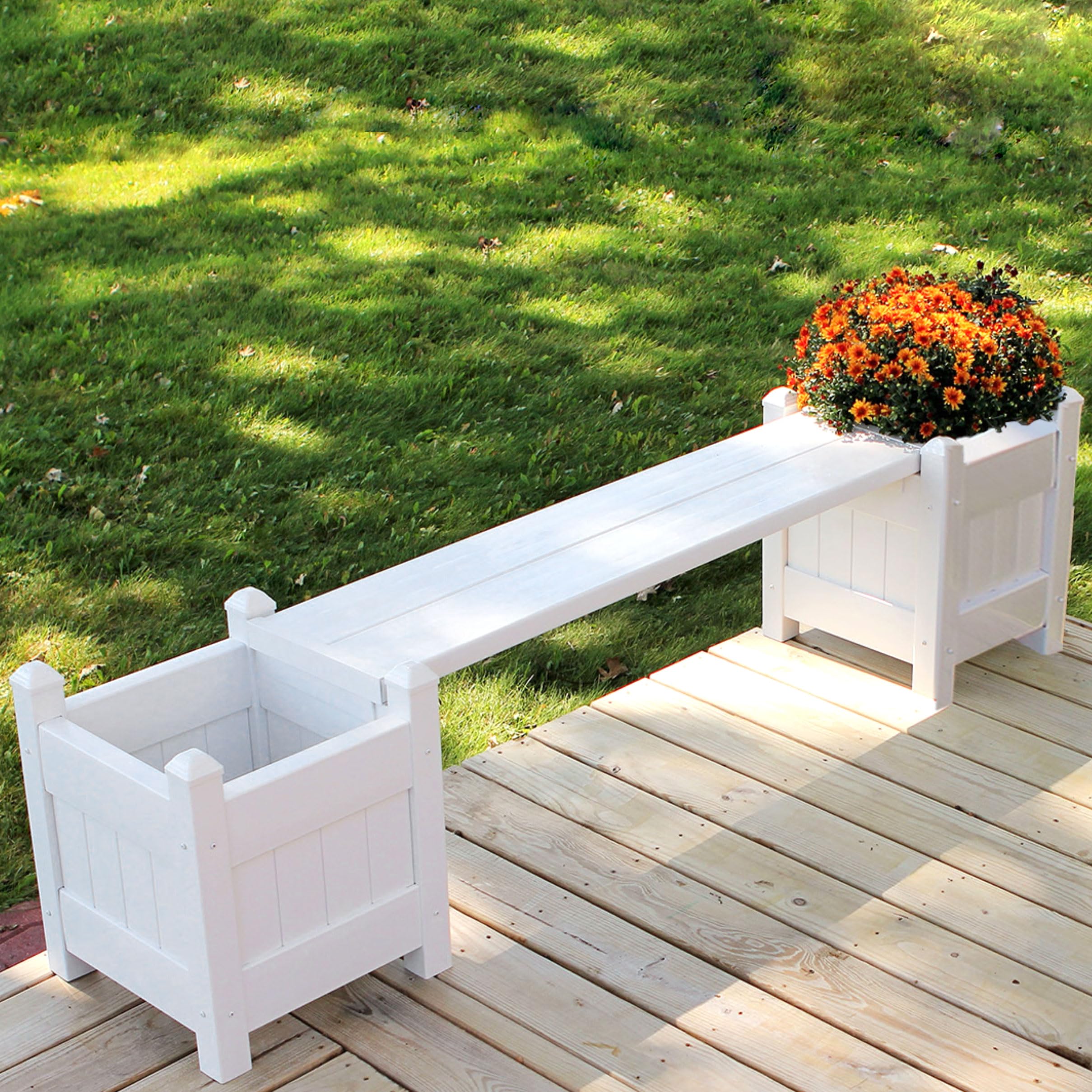 Amazon.com : Dura-Trel 11130 4-Feet Planter Seat : Outdoor